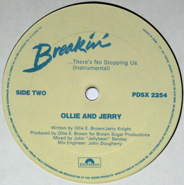 Ollie And Jerry - Breakin' ... There's No Stopping Us (Club Mix) (12") [Vinyl] | Polydor (PDSX 2254) - 3