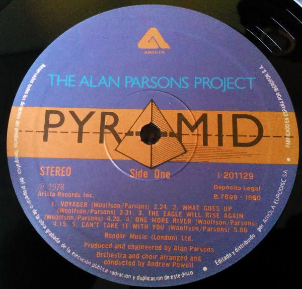 The Alan Parsons Project - Pyramid | Ariola (5B 201129) - 4