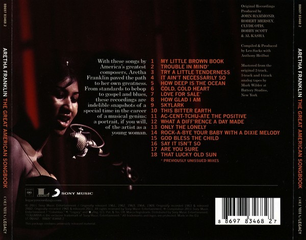 Aretha Franklin - The Great American Songbook | Legacy (88697 83468 2) - 2