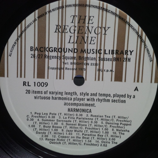 Various - Harmonica | Regency Line (RL 1009) - 3 Various - Harmonica | Regency Line (RL 1009) - 3