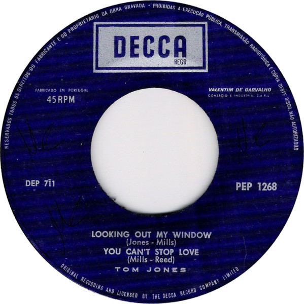 Tom Jones - A Minute Of Your Time | Decca (PEP 1268) - 4
