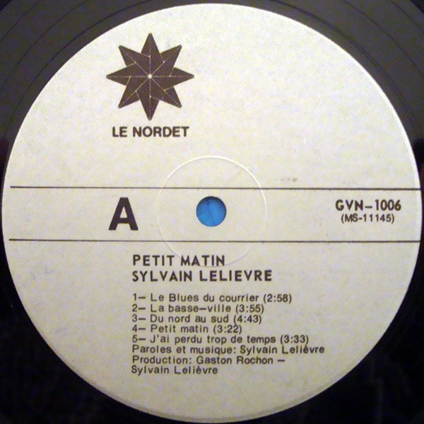 Sylvain Lelièvre - Petit Matin [Vinyl] | Le Nordet (GVN-1006) - 2