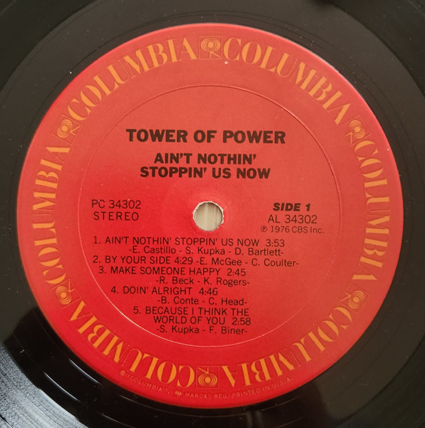 Tower Of Power - Ain't Nothin' Stoppin' Us Now | Columbia (PC 34302) - 3 Tower Of Power - Ain't Nothin' Stoppin' Us Now | Columbia (PC 34302) - 3