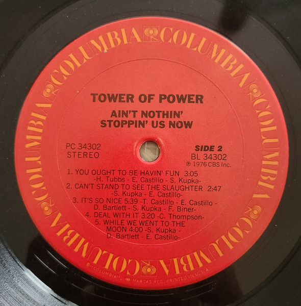Tower Of Power - Ain't Nothin' Stoppin' Us Now | Columbia (PC 34302) - 4 Tower Of Power - Ain't Nothin' Stoppin' Us Now | Columbia (PC 34302) - 4