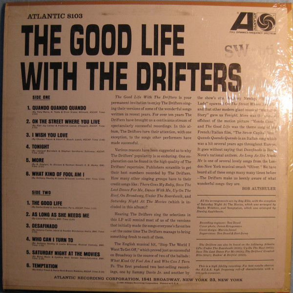 The Drifters - The Good Life With The Drifters | Atlantic (8103) - 2