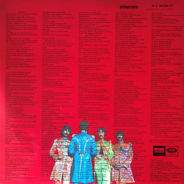 The Beatles - Sgt. Pepper's Lonely Hearts Club Band | Odeon (10 C 064-004.177) - 2 The Beatles - Sgt. Pepper's Lonely Hearts Club Band | Odeon (10 C 064-004.177) - 2