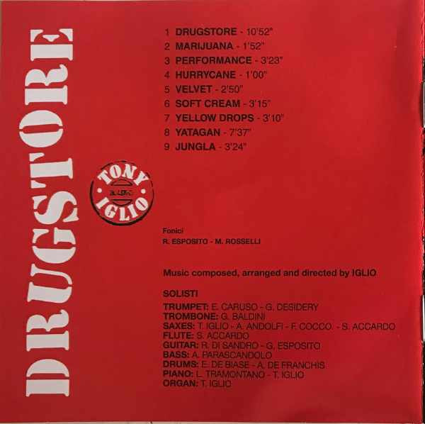 Antonio Iglio - Drugstore | Cinedelic Records (CNCD 39) - 2