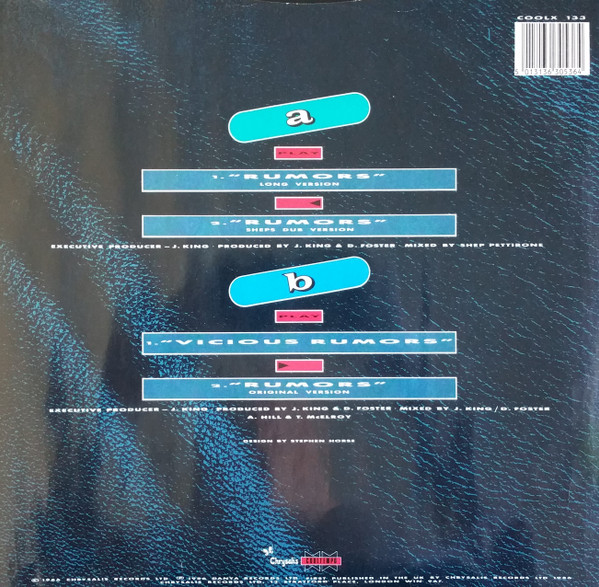 Timex Social Club - Rumors | Cooltempo (COOLX 133) - 2
