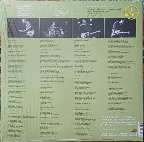 The Ex - If Your Mirror Breaks | Ex Records (EX 149LP) - 2 The Ex - If Your Mirror Breaks | Ex Records (EX 149LP) - 2