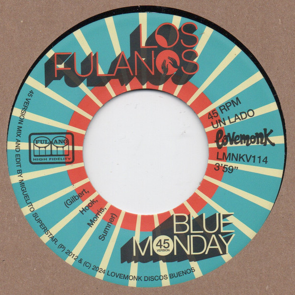 Los Fulanos - Blue Monday / Why Don’t We Do Some Boogaloo ? | Lovemonk (LMNKV114)