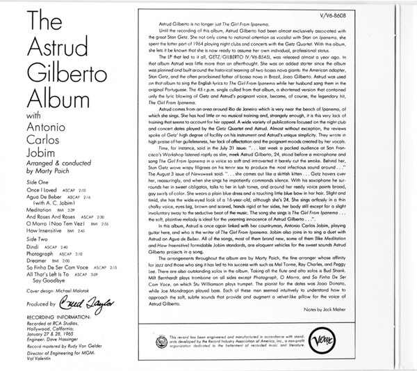 Astrud Gilberto - The Astrud Gilberto Album | Verve Records (0602517679276) - 2 Astrud Gilberto - The Astrud Gilberto Album | Verve Records (0602517679276) - 2
