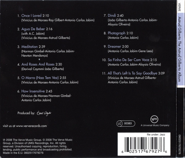 Astrud Gilberto - The Astrud Gilberto Album | Verve Records (0602517679276)