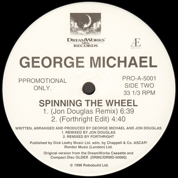 George Michael - Spinning The Wheel | DreamWorks SKG Records (PRO-A-5001) - 4 George Michael - Spinning The Wheel | DreamWorks SKG Records (PRO-A-5001) - 4