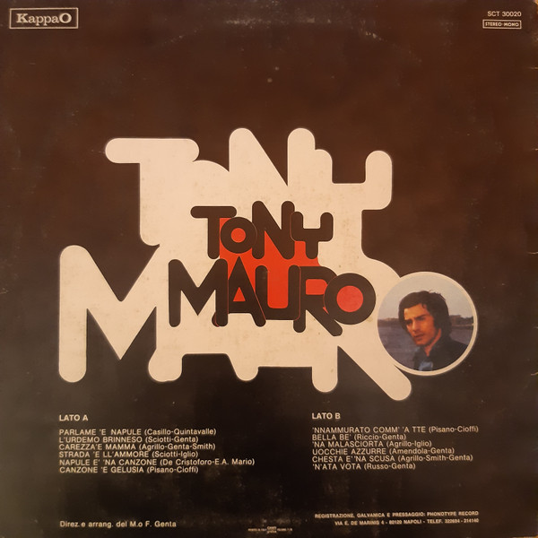 Tony Mauro - Parlame 'E Napule | KappaO (SCT 30020) - 2 Tony Mauro - Parlame 'E Napule | KappaO (SCT 30020) - 2