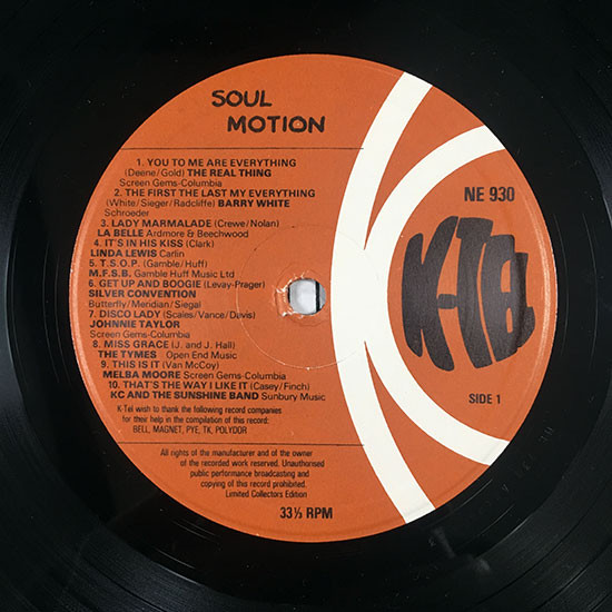 Various - Soul Motion | K-Tel (NE930) - 3