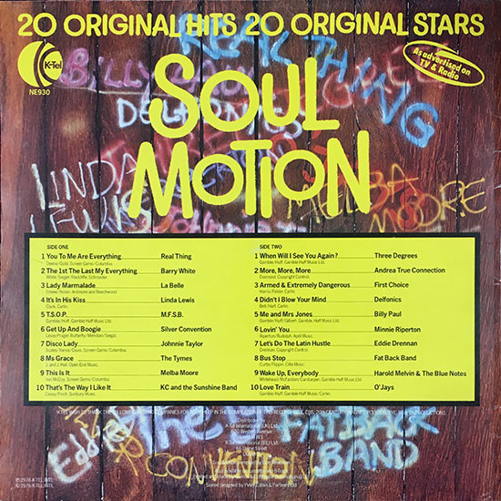 Various - Soul Motion | K-Tel (NE930) - 2