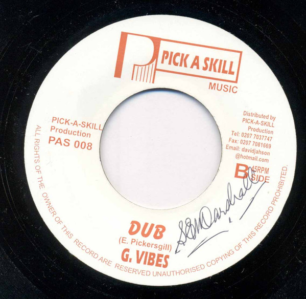 David Jahson , G. Vibes - Sinner Man / Dub | Pick A Skill Music (PAS 008) - 2 David Jahson , G. Vibes - Sinner Man / Dub | Pick A Skill Music (PAS 008) - 2
