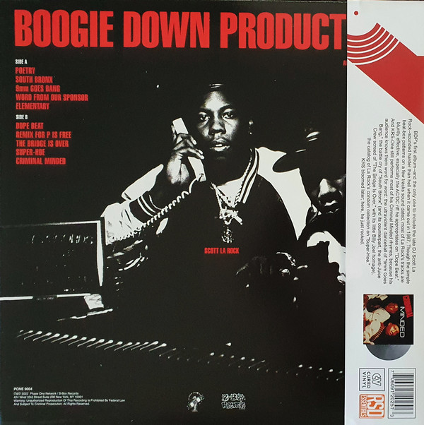 Boogie Down Productions - Criminal Minded | B-Boy Records (PONE 9004) - main Boogie Down Productions - Criminal Minded | B-Boy Records (PONE 9004) - main