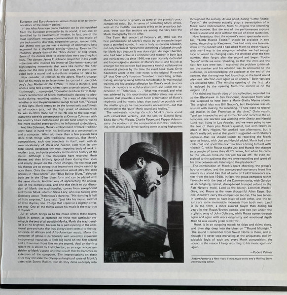 Thelonious Monk - In Person | Milestone (M-47033) - 4 Thelonious Monk - In Person | Milestone (M-47033) - 4