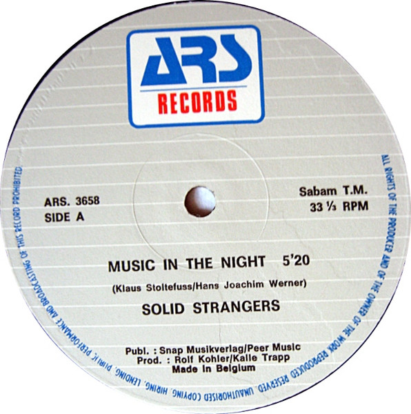 Solid Strangers - Music In The Night | ARS Benelux (3658) - 3