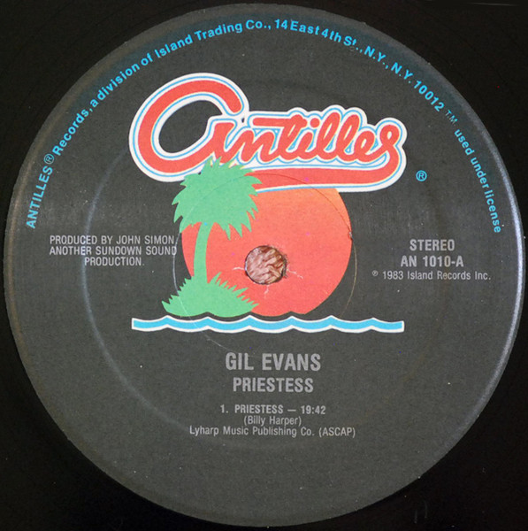 Gil Evans - Priestess | Antilles (AN 1010) - 3