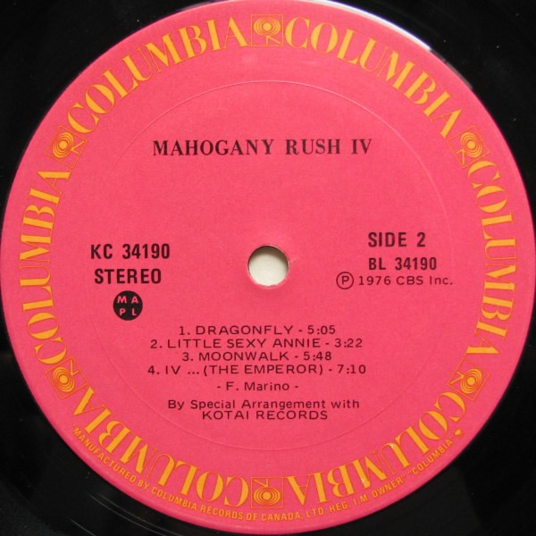 Mahogany Rush - Mahogany Rush IV | Columbia (KC 34190) - 3 Mahogany Rush - Mahogany Rush IV | Columbia (KC 34190) - 3