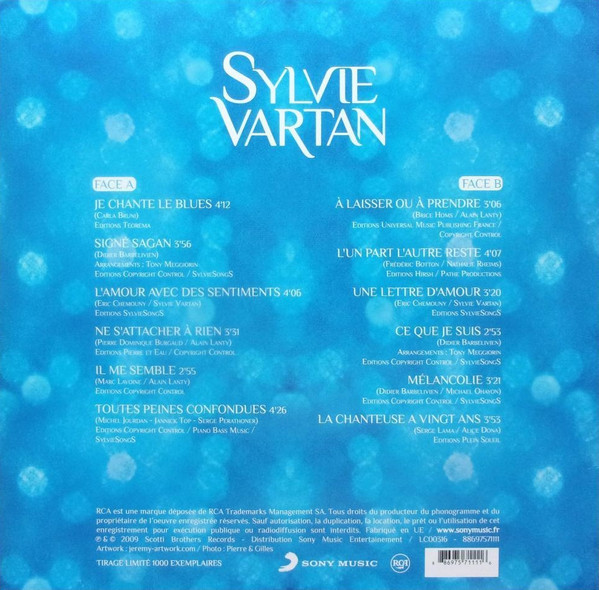 Sylvie Vartan - Toutes Peines Confondues | RCA (88697571111) - 2 Sylvie Vartan - Toutes Peines Confondues | RCA (88697571111) - 2