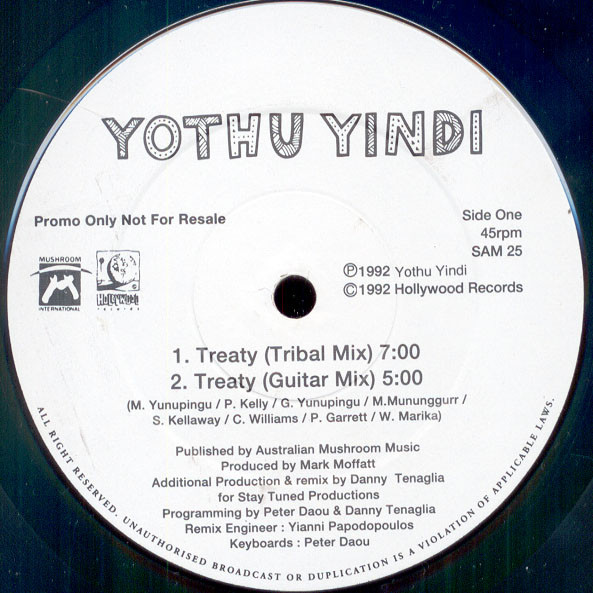 Yothu Yindi - Treaty (Remixes) | Mushroom International (SAM 25) - main