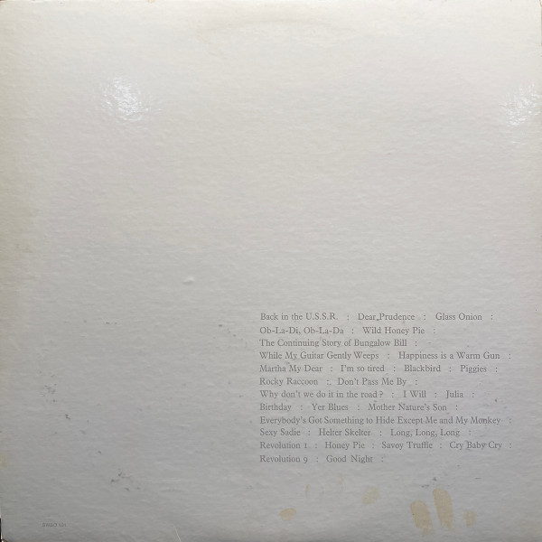 The Beatles - The Beatles | Apple Records (SWBO 101) - 2