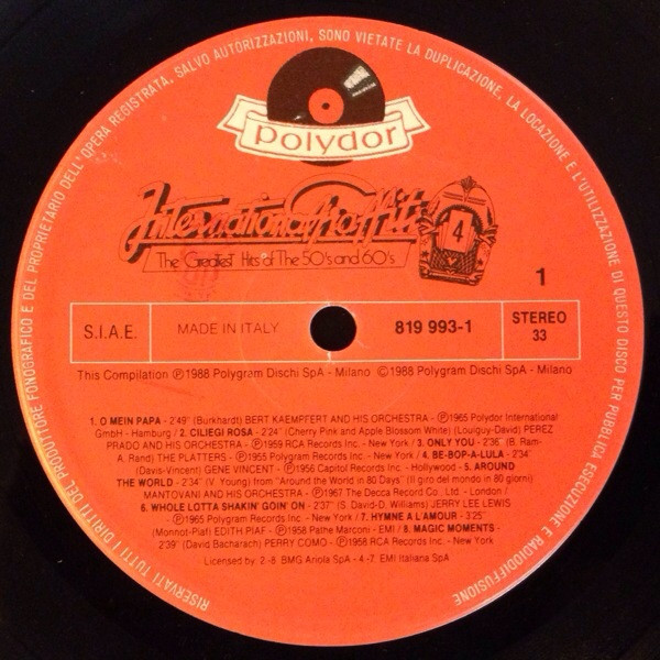 Various - International Graffiti 4 | Polydor (819 993-1) - 3 Various - International Graffiti 4 | Polydor (819 993-1) - 3
