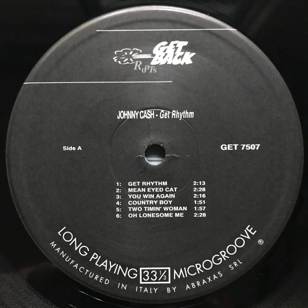 Johnny Cash & The Tennessee Two - Get Rhythm | Get Back Roots (GET 7507) - 3 Johnny Cash & The Tennessee Two - Get Rhythm | Get Back Roots (GET 7507) - 3