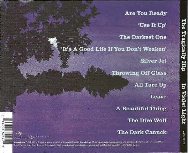 The Tragically Hip - In Violet Light | Universal Music (4400182572) - 2 The Tragically Hip - In Violet Light | Universal Music (4400182572) - 2