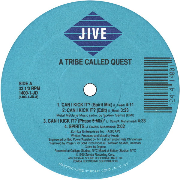 A Tribe Called Quest - Can I Kick It? | Jive (1400-1-JD) - 3