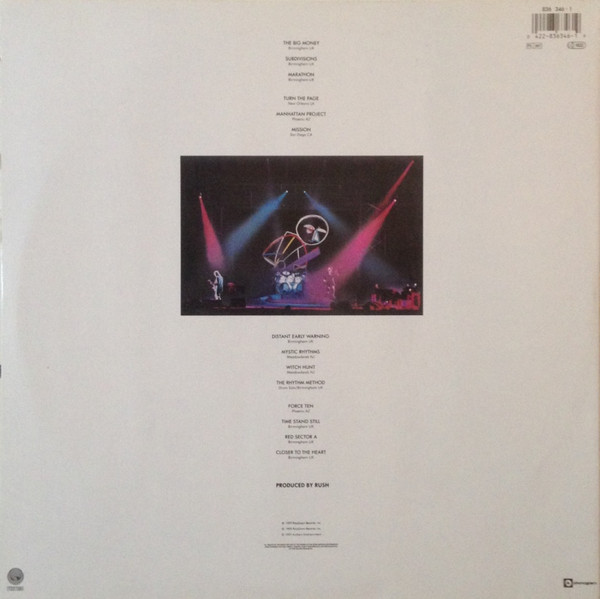 Rush - A Show Of Hands | Vertigo (836 346-1) - 4 Rush - A Show Of Hands | Vertigo (836 346-1) - 4