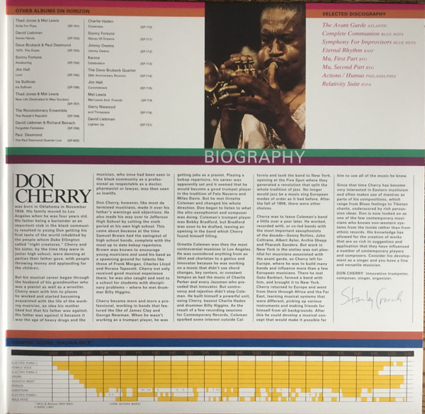 Don Cherry - Don Cherry [Vinyl] | A&M Records (B0029420-01) - 3