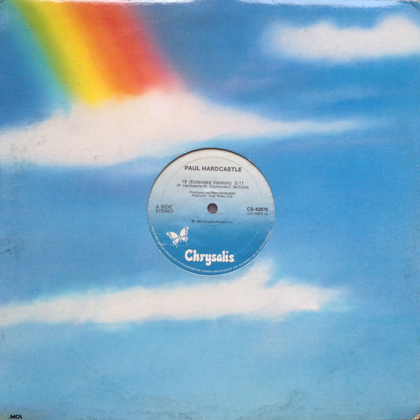 Paul Hardcastle - 19 (12") [Vinyl] | Chrysalis (CS 42875) - 3