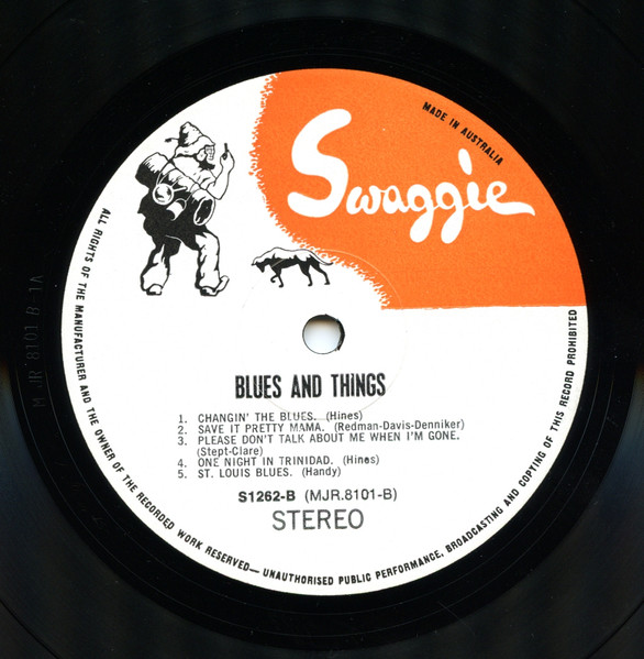 Earl Hines And Jimmy Rushing - Blues And Things | Swaggie Records (S1262) - 3 Earl Hines And Jimmy Rushing - Blues And Things | Swaggie Records (S1262) - 3