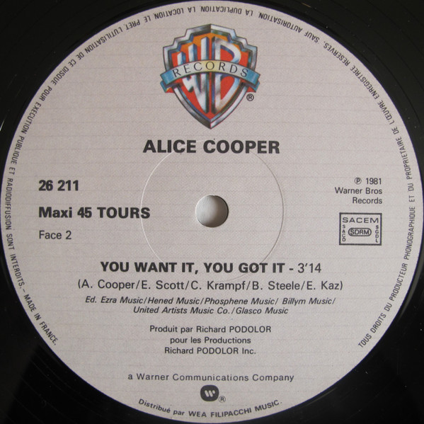 Alice Cooper - Who Do You Think We Are | Warner Bros. Records (26 211) - 4