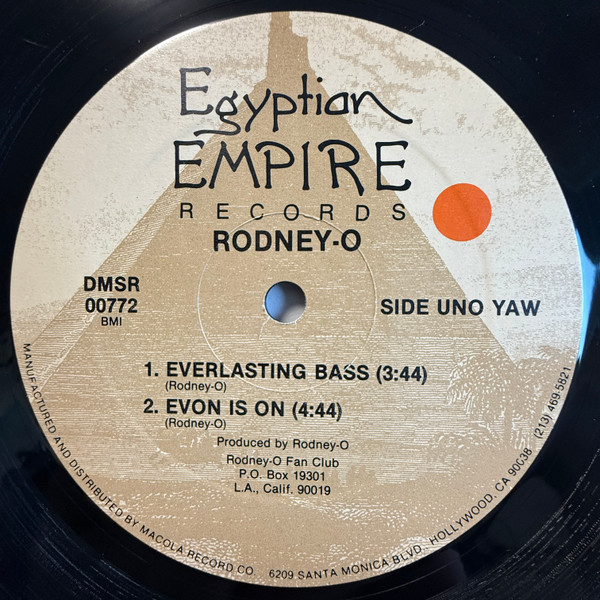 Rodney O - Everlasting Bass | Egyptian Empire Records (DMSR 00772) - 3 Rodney O - Everlasting Bass | Egyptian Empire Records (DMSR 00772) - 3
