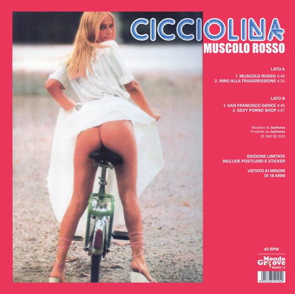 Cicciolina - Muscolo Rosso | Mondo Groove (MGMS 14) - 2