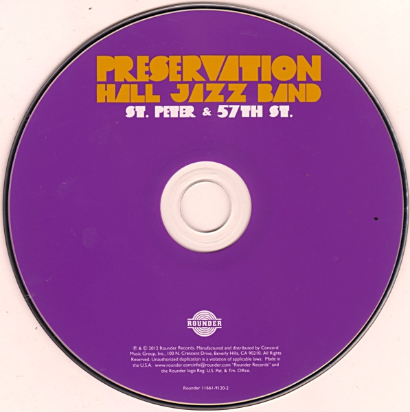 Preservation Hall Jazz Band - St. Peter & 57th St. | Rounder Records (11661-9120-2) - 4