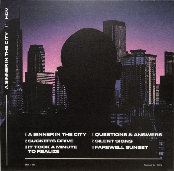 Hdv - A Sinner in the City | Rakya Records (ZORA006) - 2 Hdv - A Sinner in the City | Rakya Records (ZORA006) - 2