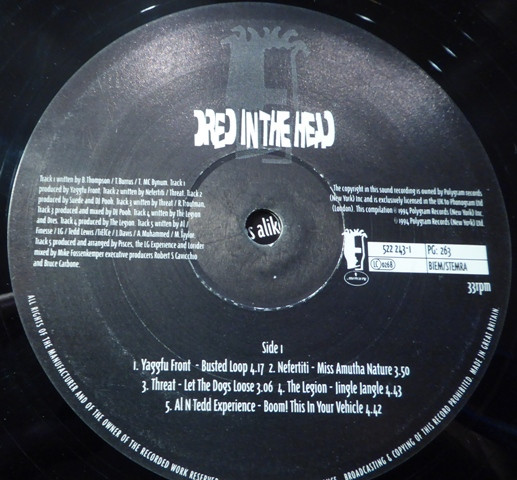 Various - Dred In The Head | Mercury (522 243-1) - 3