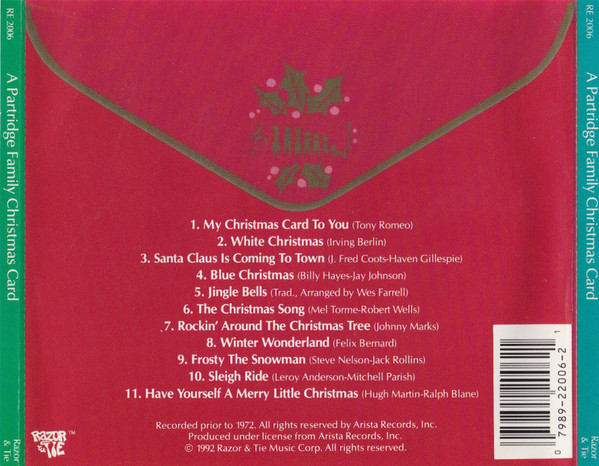 The Partridge Family - A Partridge Family Christmas Card | Razor & Tie (RE 2006) - 2 The Partridge Family - A Partridge Family Christmas Card | Razor & Tie (RE 2006) - 2