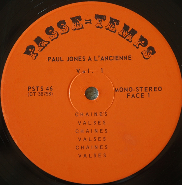 Unknown Artist - Paul Jones À L'Ancienne, À La Moderne, Vol.1 | Passe-Temps (PSTS-46) - 3 Unknown Artist - Paul Jones À L'Ancienne, À La Moderne, Vol.1 | Passe-Temps (PSTS-46) - 3