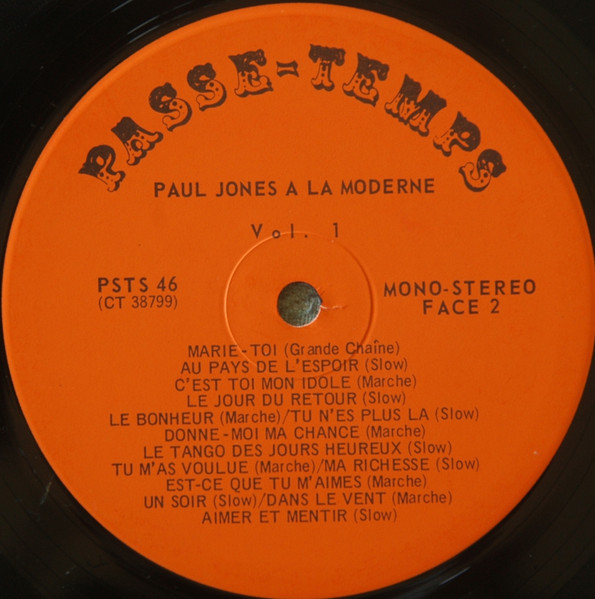 Unknown Artist - Paul Jones À L'Ancienne, À La Moderne, Vol.1 | Passe-Temps (PSTS-46) - 4 Unknown Artist - Paul Jones À L'Ancienne, À La Moderne, Vol.1 | Passe-Temps (PSTS-46) - 4