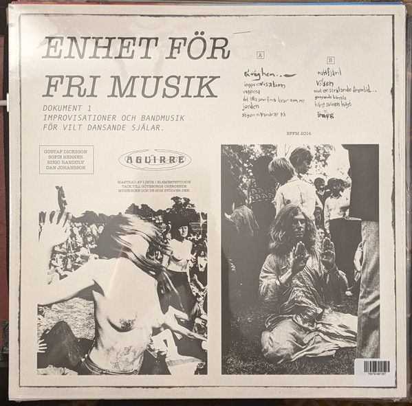 Enhet För Fri Musik - Dokument 1: Improvisationer Och Bandmusik För Vilt Dansande Själar | Aguirre Records (ZORN88) - 2 Enhet För Fri Musik - Dokument 1: Improvisationer Och Bandmusik För Vilt Dansande Själar | Aguirre Records (ZORN88) - 2