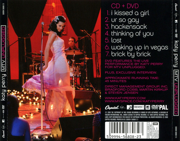 Katy Perry - MTV Unplugged | Capitol Records (509994 56808 2 3) - 2 Katy Perry - MTV Unplugged | Capitol Records (509994 56808 2 3) - 2