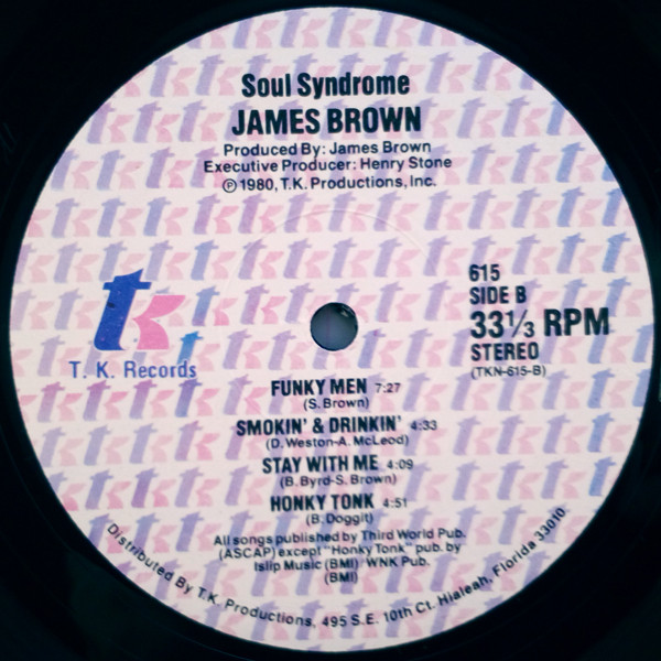 James Brown - Soul Syndrome | T.K. Records (TK 615) - 4 James Brown - Soul Syndrome | T.K. Records (TK 615) - 4