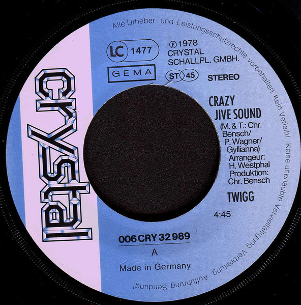 Twigg - Crazy Jive Sound | Crystal (006 CRY 32 989) - 3